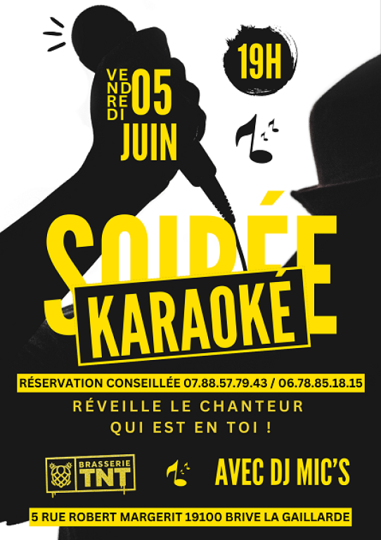 Soirée Karaoké (Brasserie TNT)