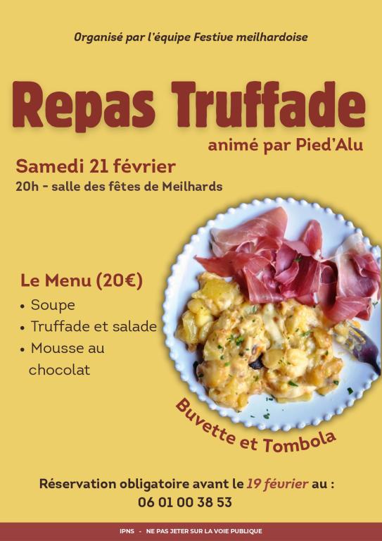 Repas Truffade animée par Pied'Alu