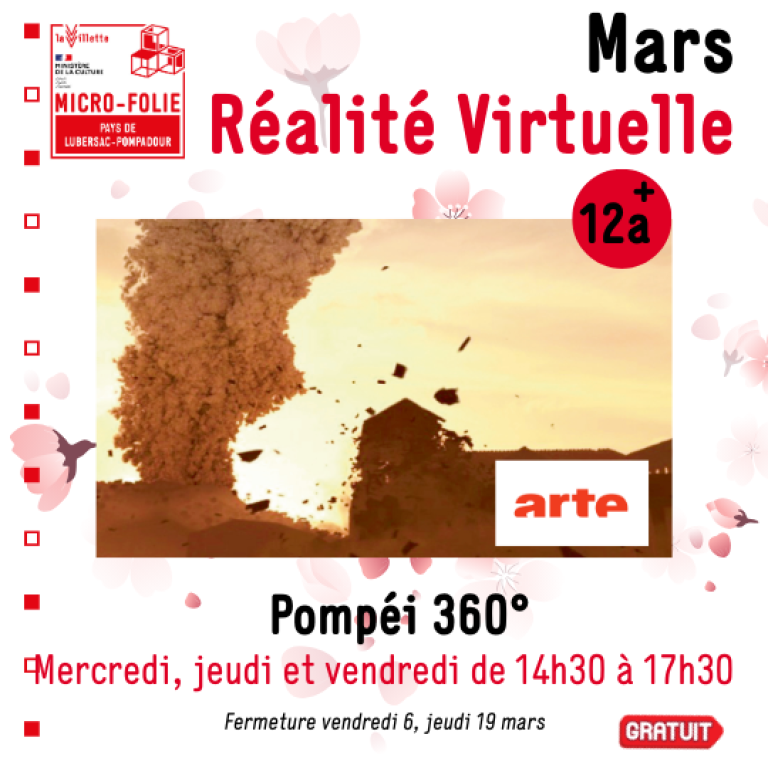 Micro-Folie - Réalité Virtuelle : Pompéi 360°