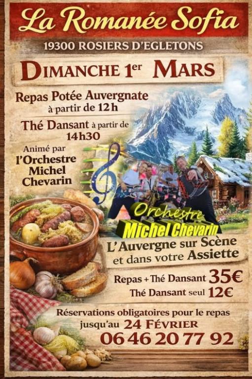 Repas Potée Auvergnate - Thé dansant