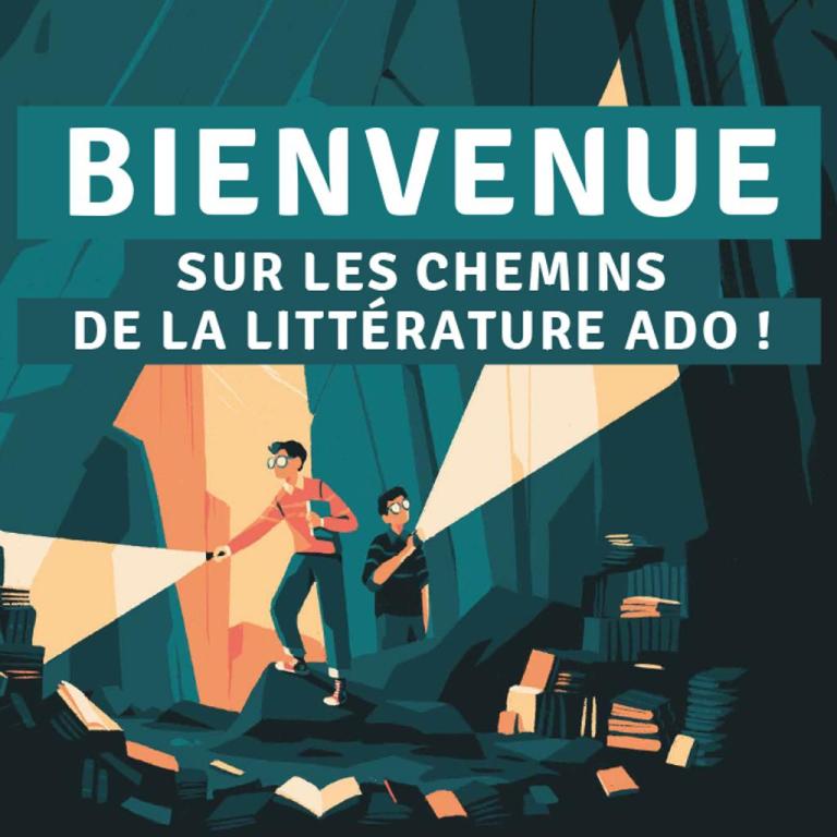 Exposition Sur les chemins de la littérature ado.