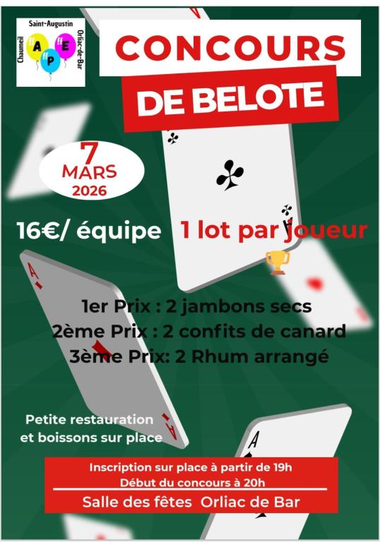 Concours de belote