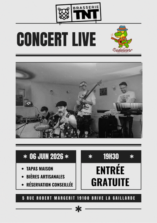 Concert live (Brasserie TNT)