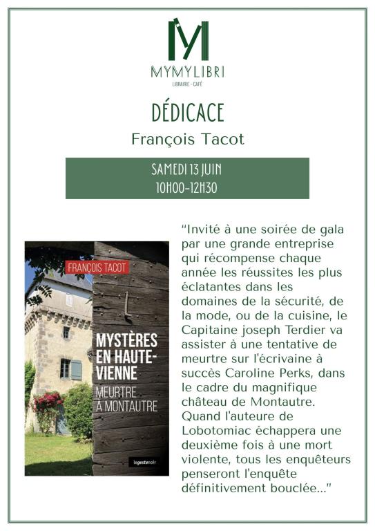 Rencontre dédicace avec François Tacot