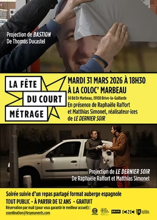 Fête du court métrage: Projection Coloc' Marbeau (Centre Culturel)