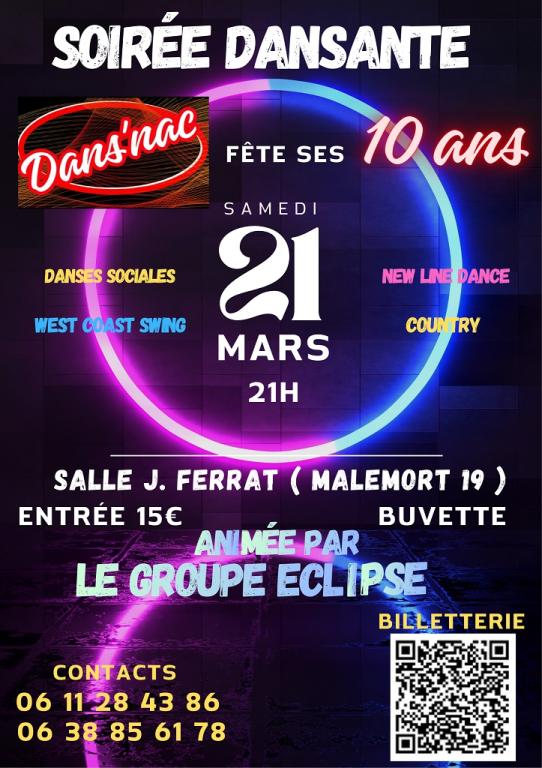 Soirée dansante avec Dans'nac
