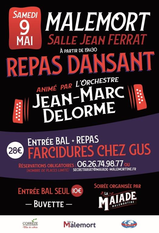 Repas dansant – La Maïade Malemortine