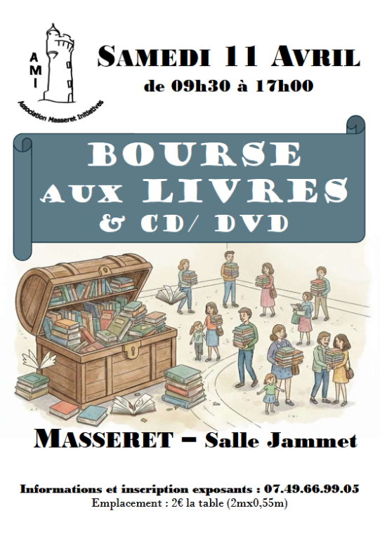 Bourse aux livres, CD et DVD