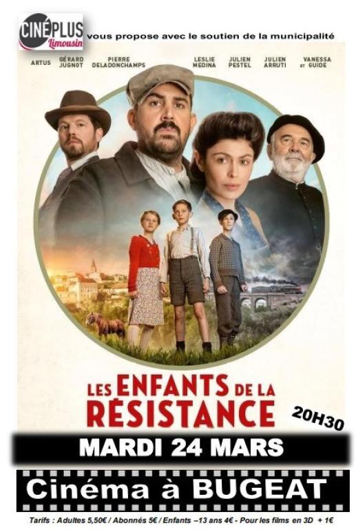 Cinéma à  Bugeat : Les enfants de la résistance