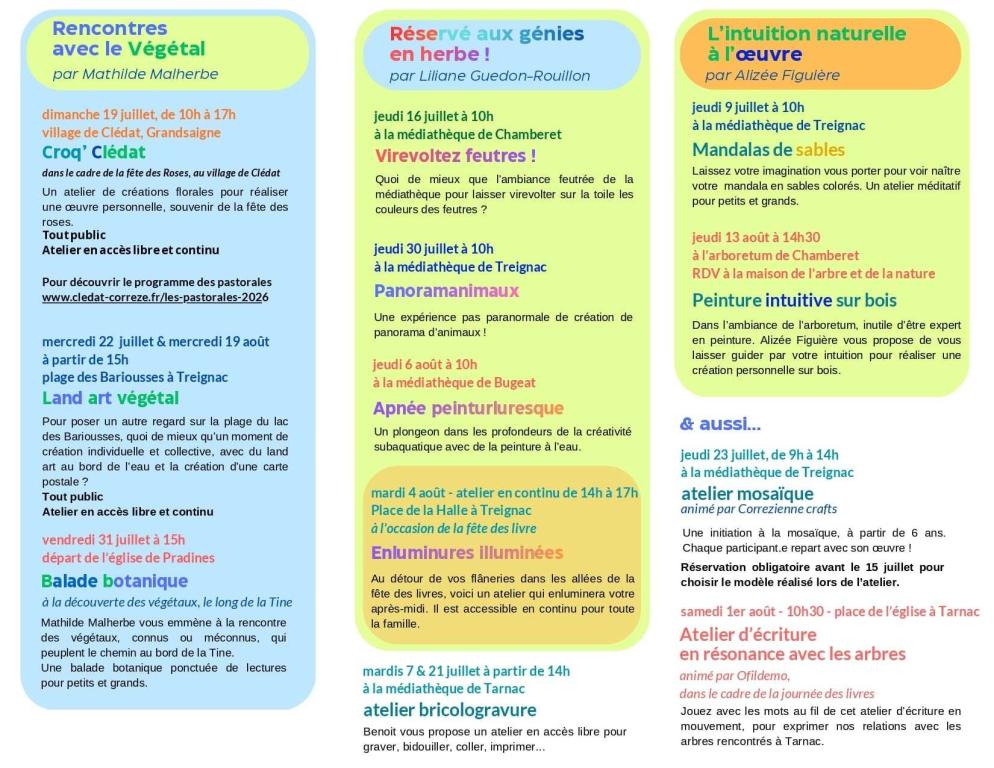 Médiathèque : Atelier Enluminures