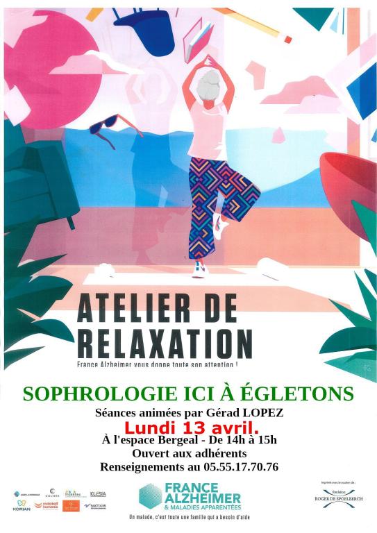 Atelier de relaxation - Sophrologie