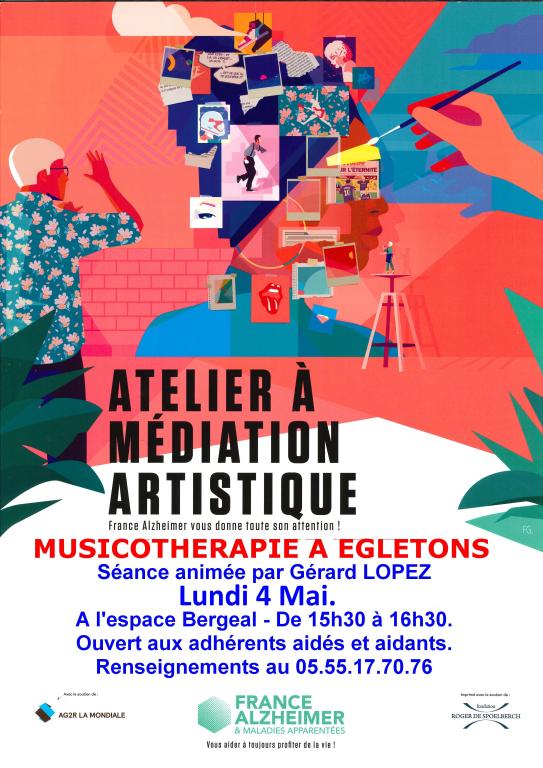 Atelier à médiation artistique - Musicothérapie