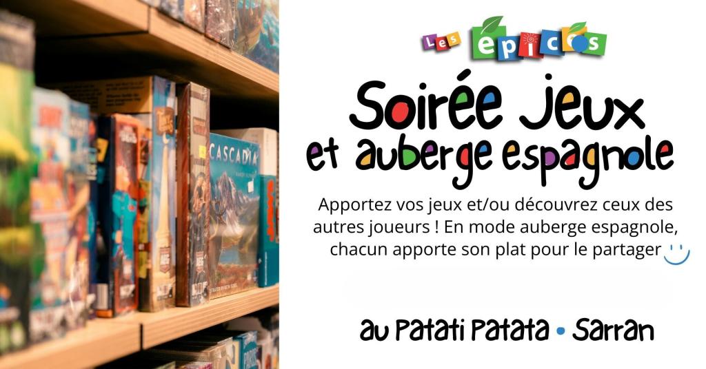Soirée jeux - Auberge espagnole