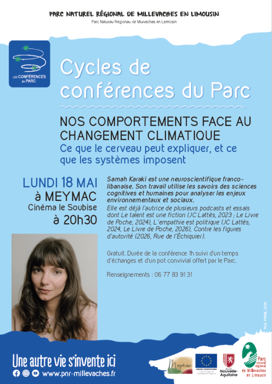Conférence "Nos comportements face au changement climatique"