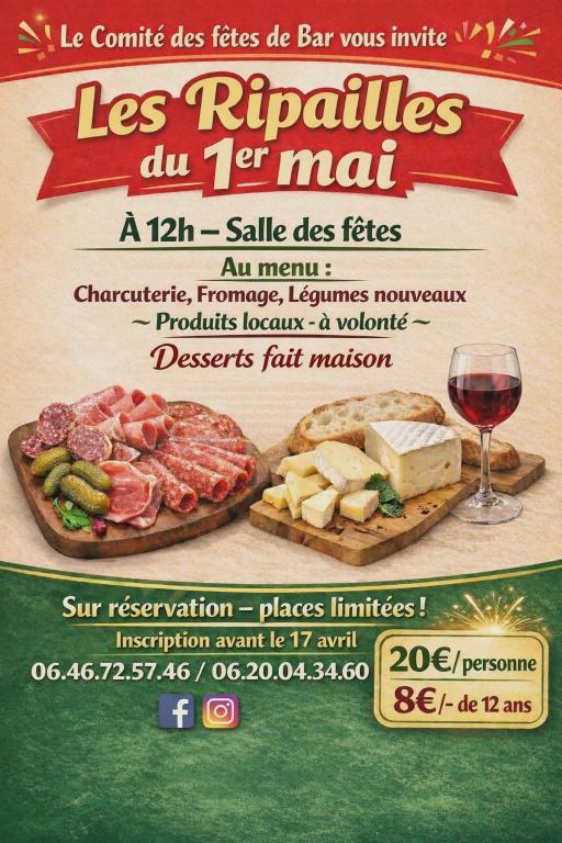 Les ripailles du 1er Mai