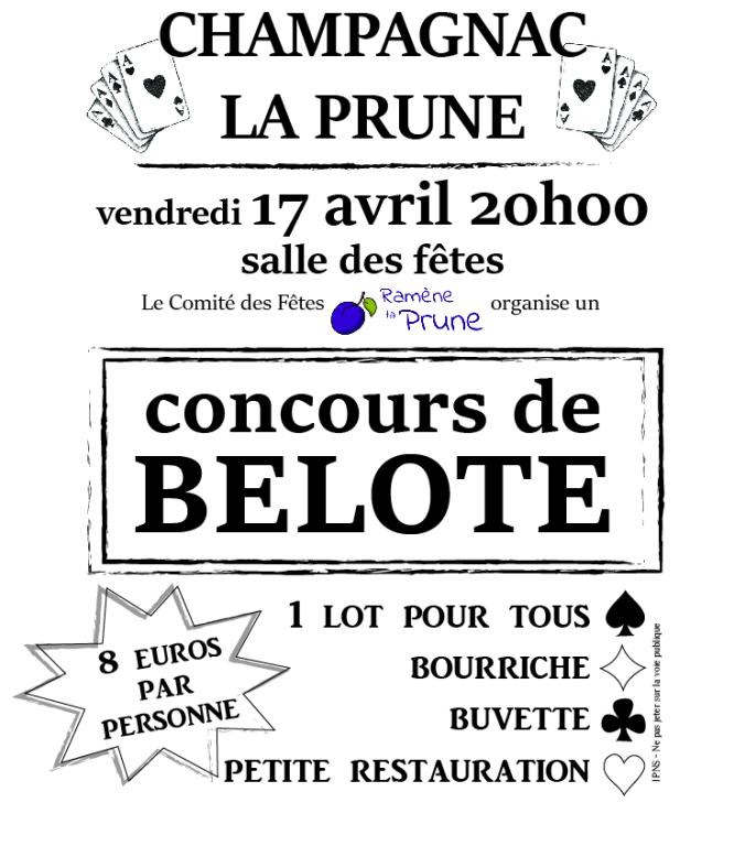 Concours de belote
