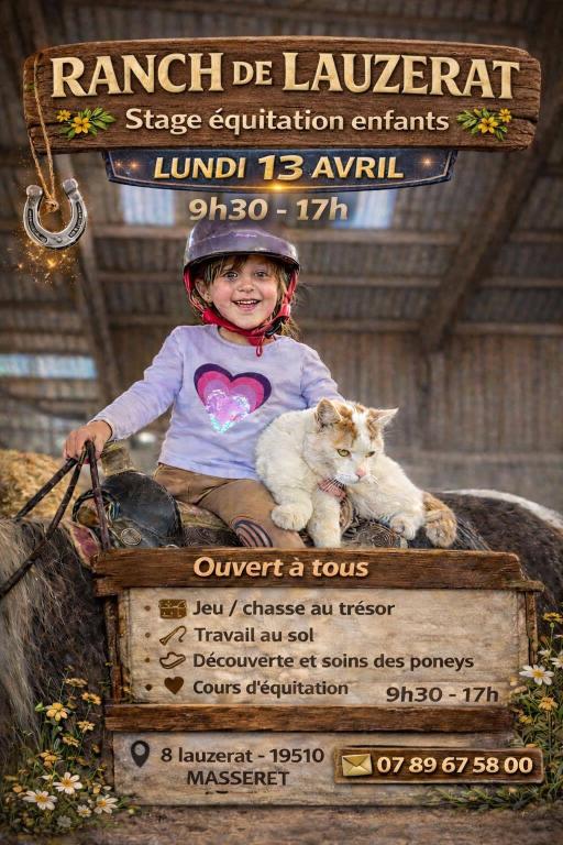 Stage équitation enfant