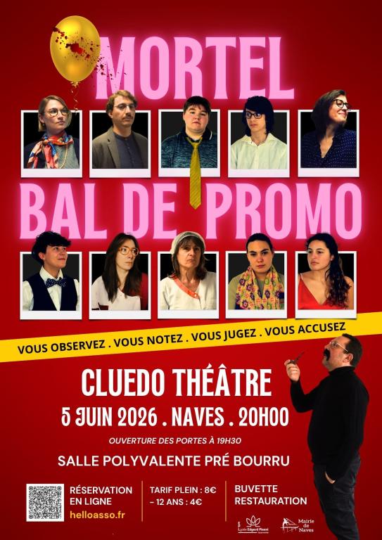 Cluedo Théâtre : Mortel bal de promo