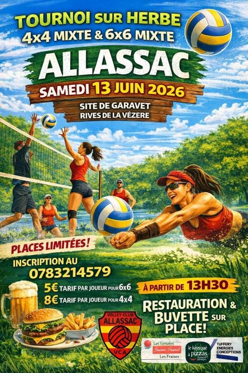 Volley : tournoi sur herbe