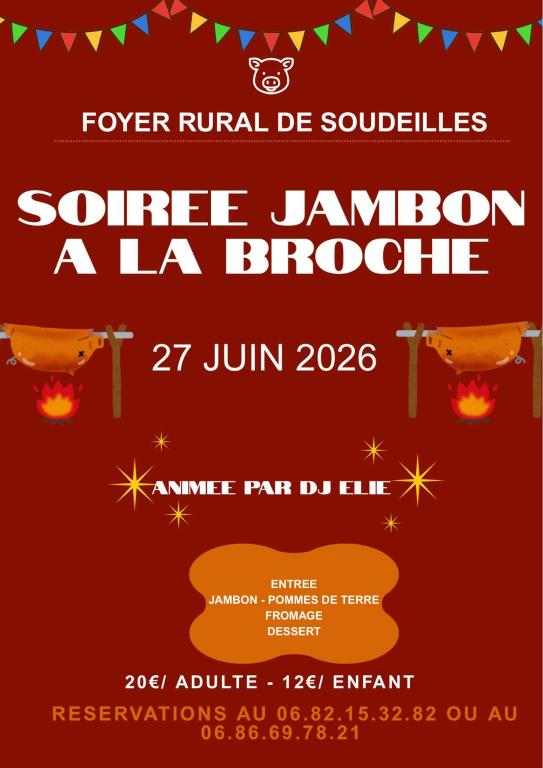 Soirée jambon à la broche