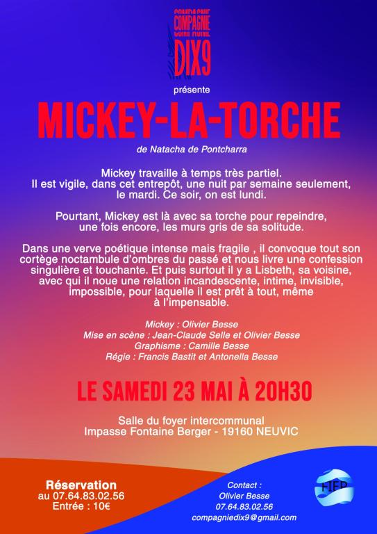 Théâtre "Mickey la Torche" compagnie Dix9