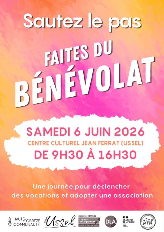 Sautez le pas faites du bénévolat
