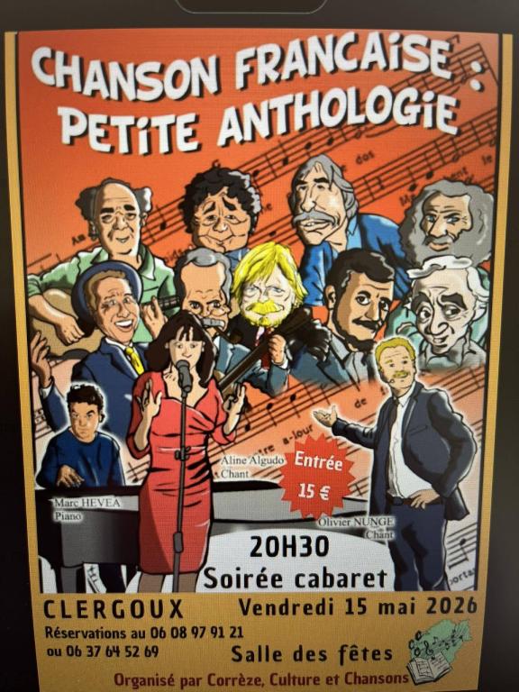 Soirée cabaret : Chanson française : Petite anthologie