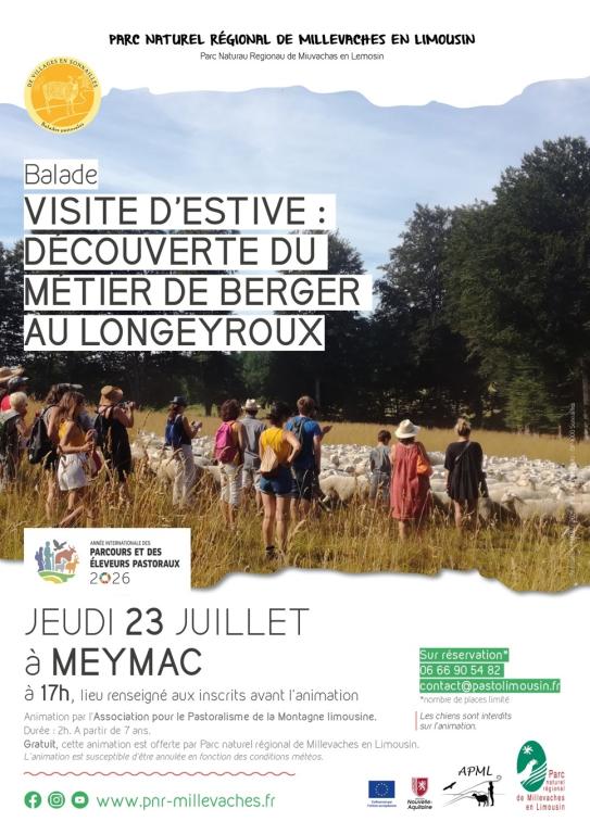 Visite d'estive : découverte du métier de berger.e au Longeyroux