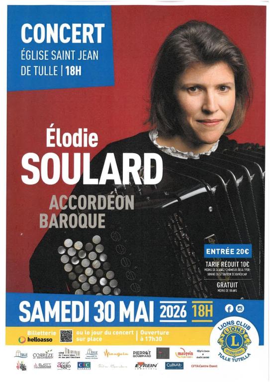 Festival Tulle remet le son : Concert Elodie Soulard