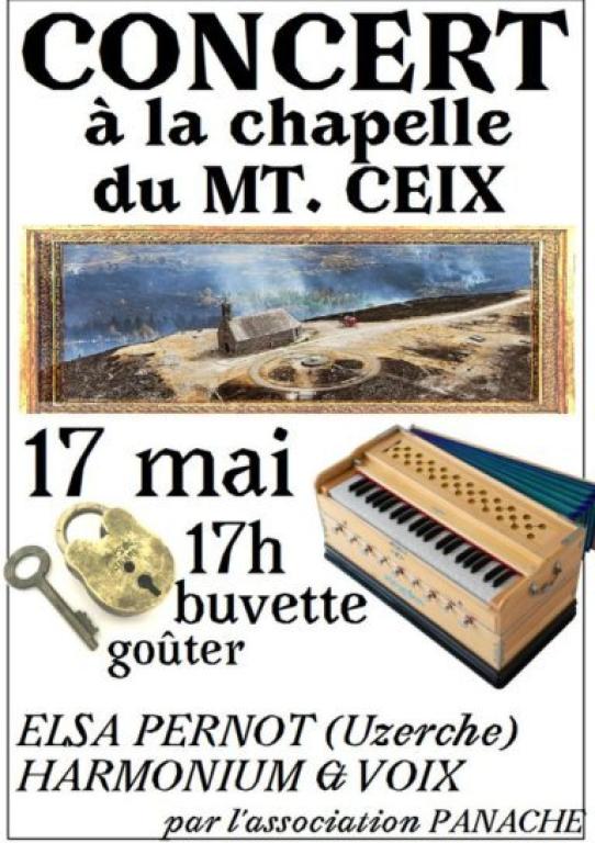 Concert à la chapelle du Mont-Ceix