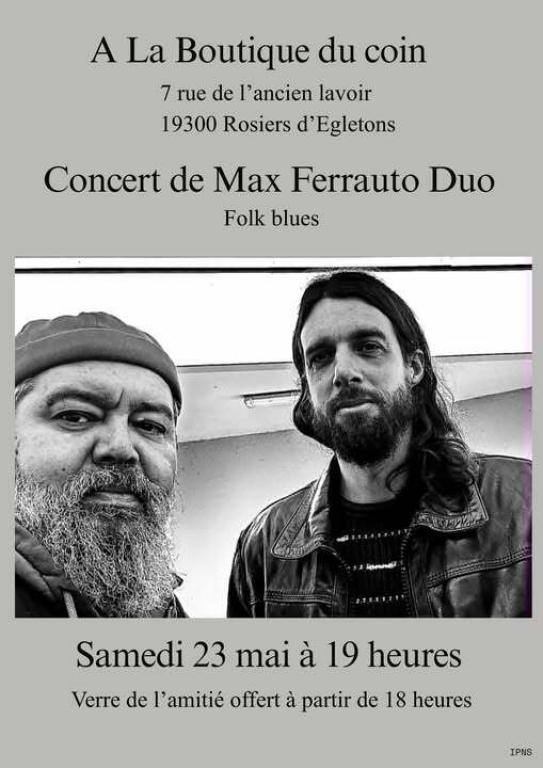 Concert Folk Blues - Max Ferrauto Duo