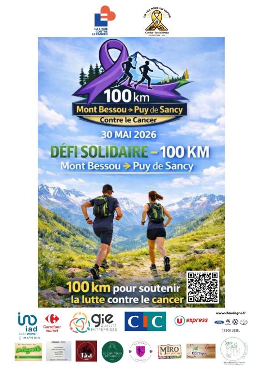 Défi solidaire Mont-Bessou - Puy de Sancy 100km