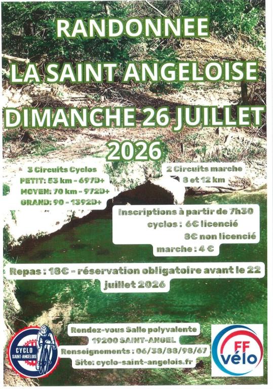 Randonnée La Saint-Angeloise