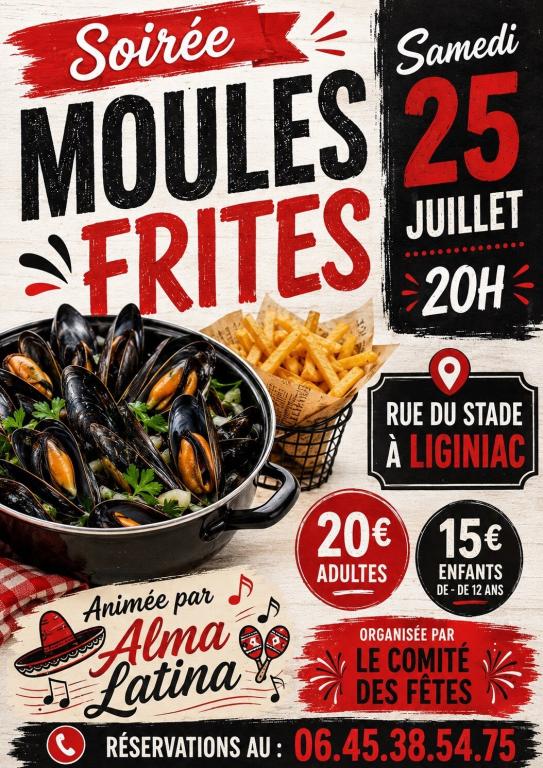 Soirée moules frites