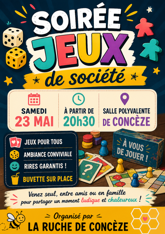 Soirée Jeux de société