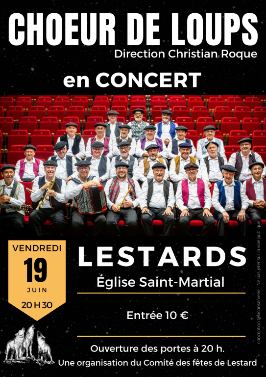 Concert Choeur de Loups à Lestards