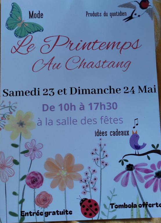 Le printemps au Chastang