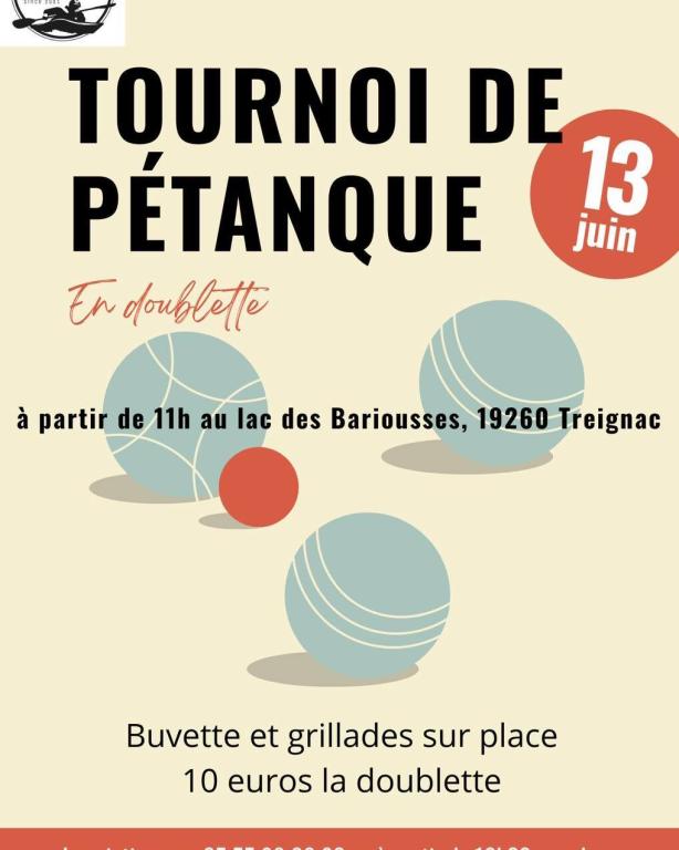 Tournoi de pétanque en doublette