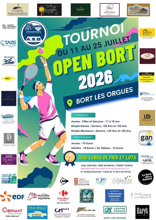 Tournoi de tennis Open Bort 2026