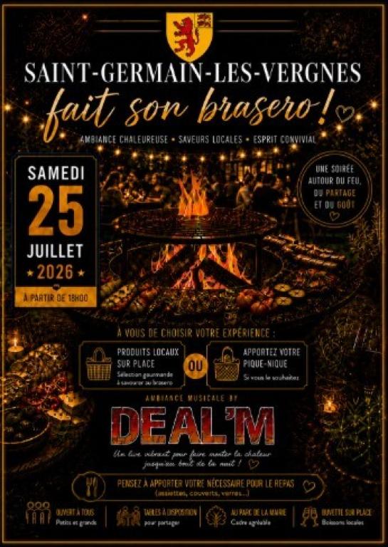 Saint-Germain fait son Brasero