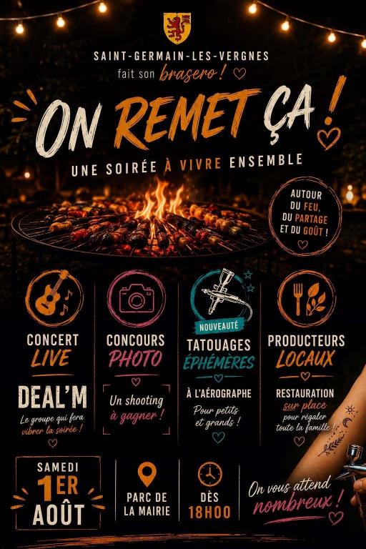 Saint-Germain fait son Brasero