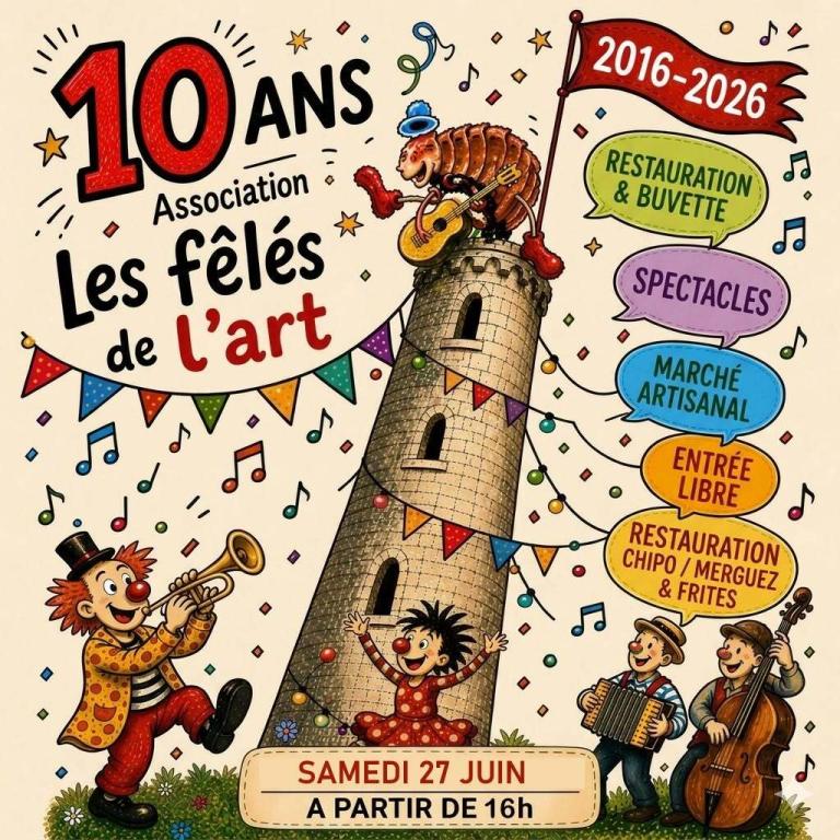 Les Fêlés de l’Art fêtent leurs 10 ans