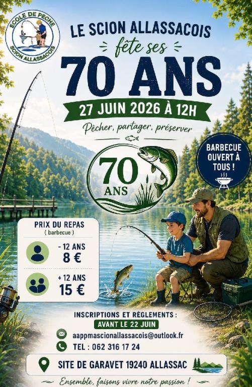 Le Scion allassacois Fête ses 70 ans