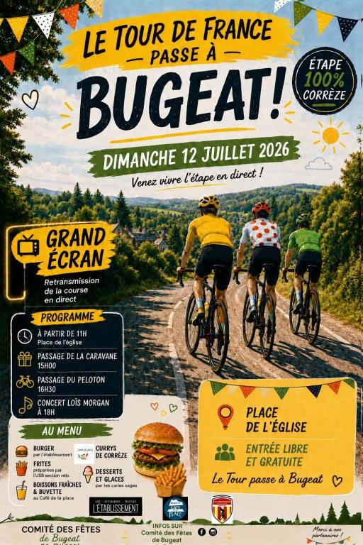 Le Tour de France passe à Bugeat !