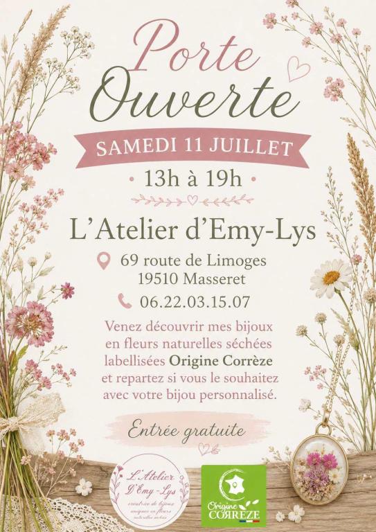 Portes ouvertes - Atelier bijoux Emy-Lys
