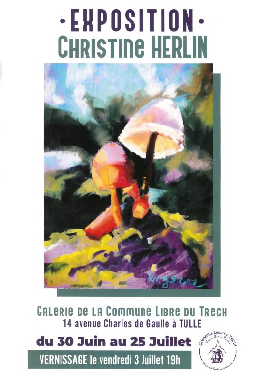 Galerie de la Commune Libre du Trech - Exposition : Christine Herlin