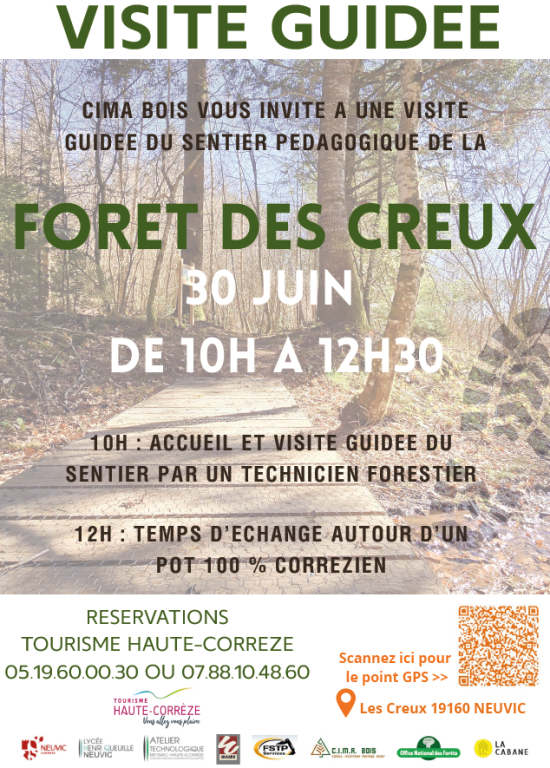 Visite guidée Forêt des Creux