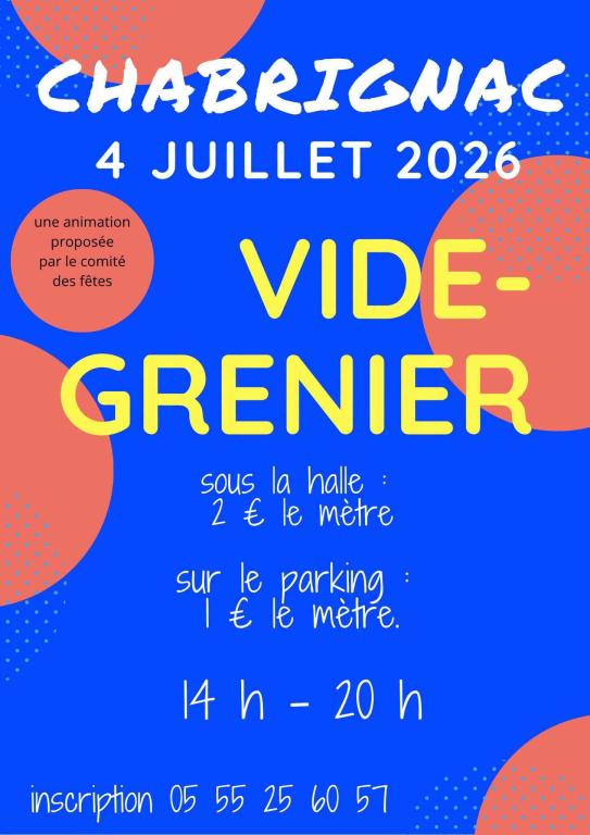 Vide grenier à Chabrignac