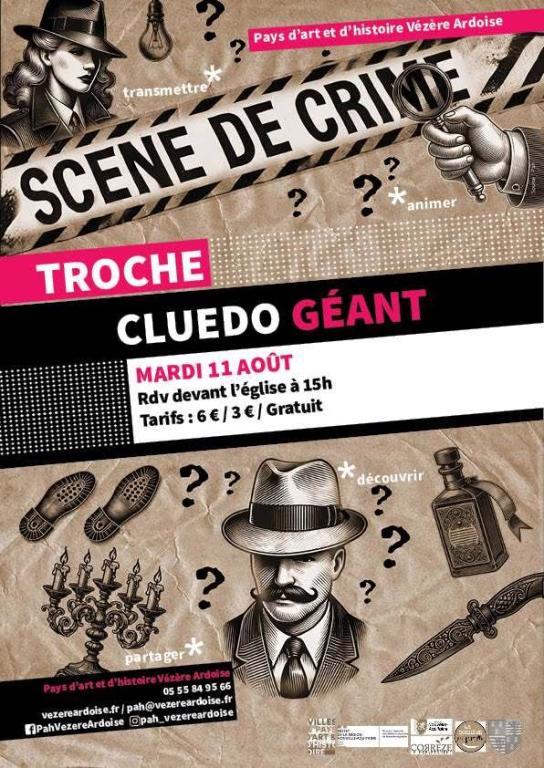 Cluedo géant à Troche