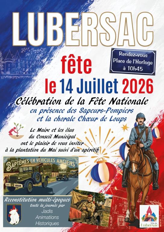 Lubersac fête le 14 juillet